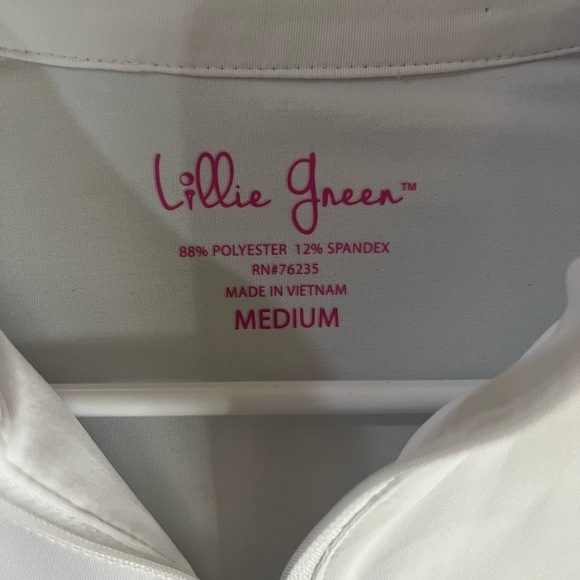 Lillie Green quarter zip pullover medium - Picture 3 of 4